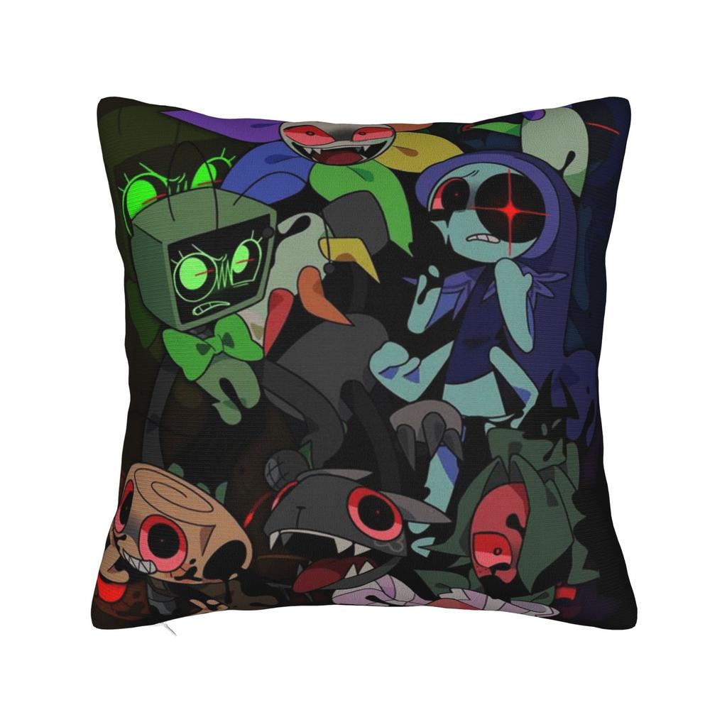 Dandy's World Pillow Cover Game Comfy Cushion Cover Novelty Pillow Case For Couch Sofa Bedroom