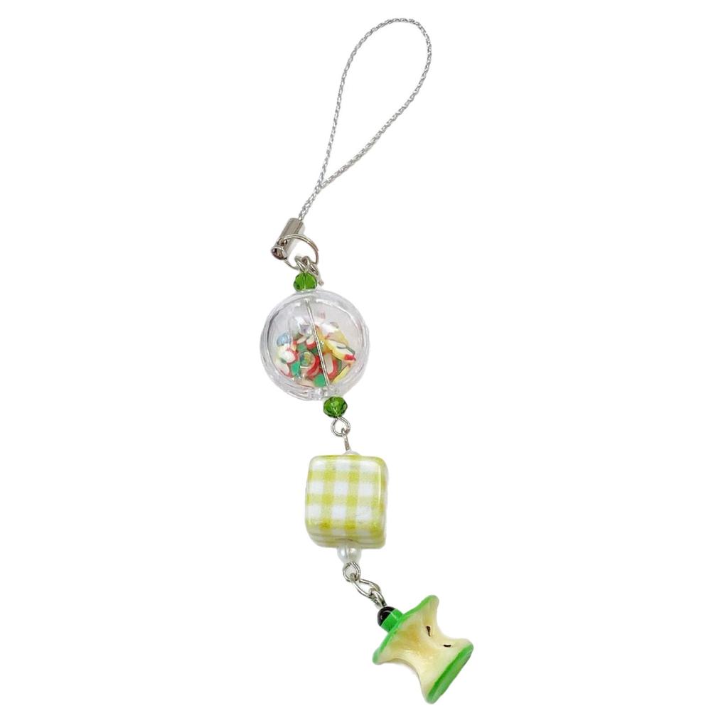 Apples Bead Mobile Chain Multifunctional Phone Chain Fashion Mobile Strap Cuteness Phone Lanyard for Daily Party Use