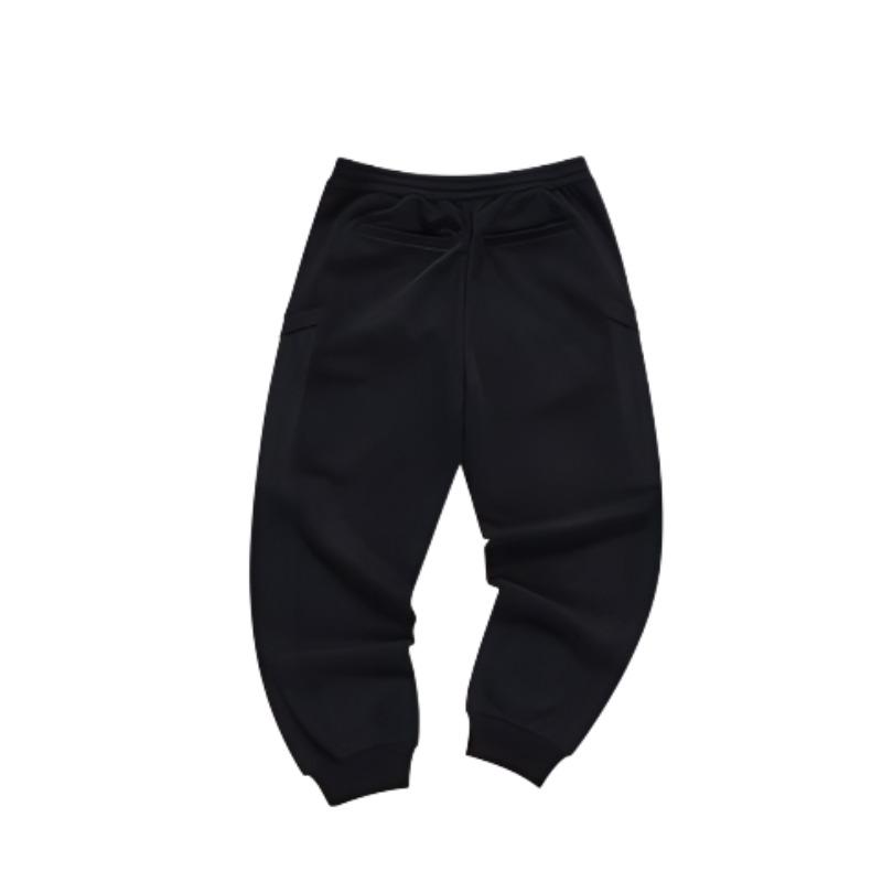 FILA Fleece Loose Cuff Sports Casual Fashion Pants Men Bottoms Deep-Black T11M311604F-BK