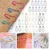 200pcs New Locking Marker Metal Gourd Pins Latch Sewing Tools Multicolor Safety Pin Iron Tag Clips Crochet Accessories