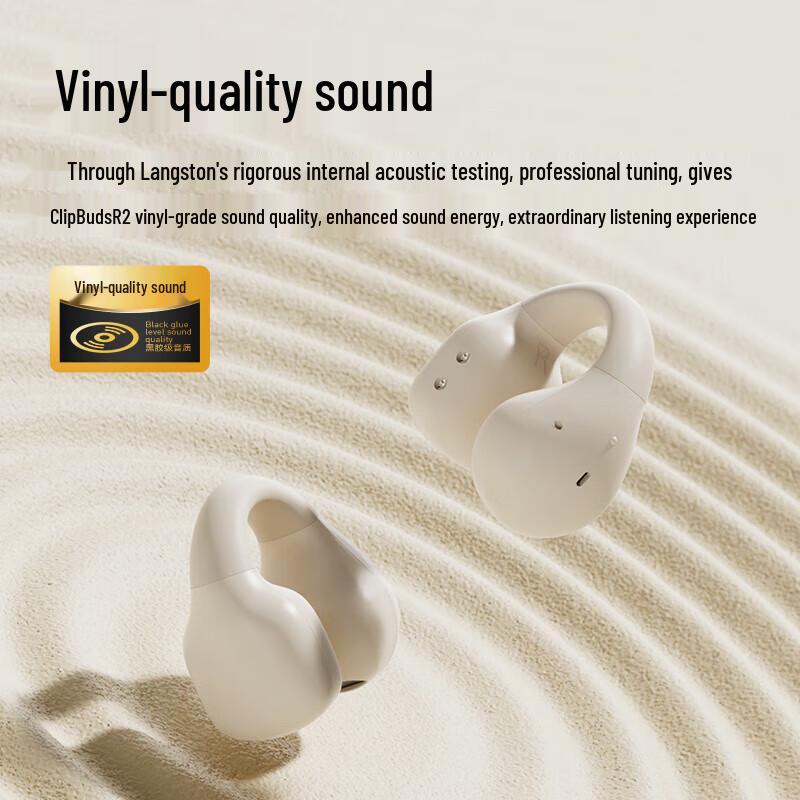 Lanston ClipBuds R2 HD Open-Ear Clip Bluetooth Headset