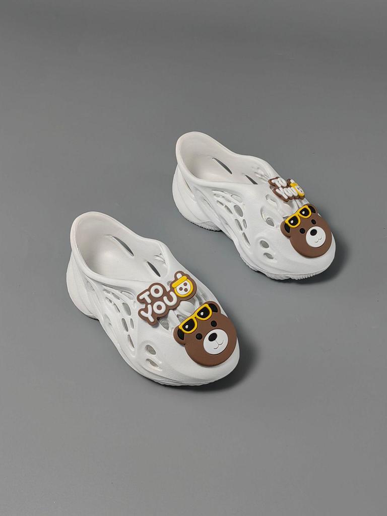 2025 Cute Comfortable Children's Bear Shoes for Boys & Girls - Fashionable, Breathable, Solid Colors for Outdoor Wear