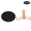 10Pcs Wood Mini Display Blackboard Art Craft Desktop Message Board Ornament for Wedding Decor