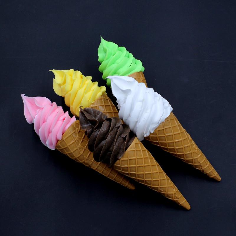 Realistic Ice Cream Cone Prop for Display & Photography