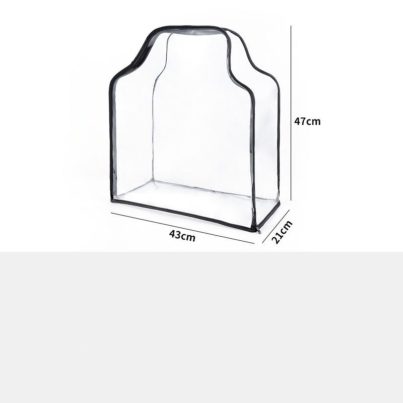 Saco de Armazenamento de Luxo Selado Transparente para Bancada Doméstica Saco de Armazenamento Capa Protetora à Prova de Poeira, Umidade e Mofo