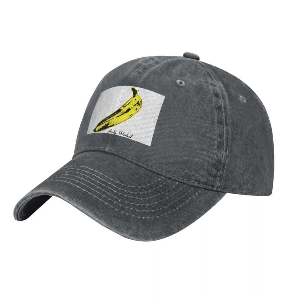 Andy Warhol Banana Velvet Underground Baseball Caps Snapback Denim Hats Casquette Streetwear Baseball Cowboy Hat for Unisex Women