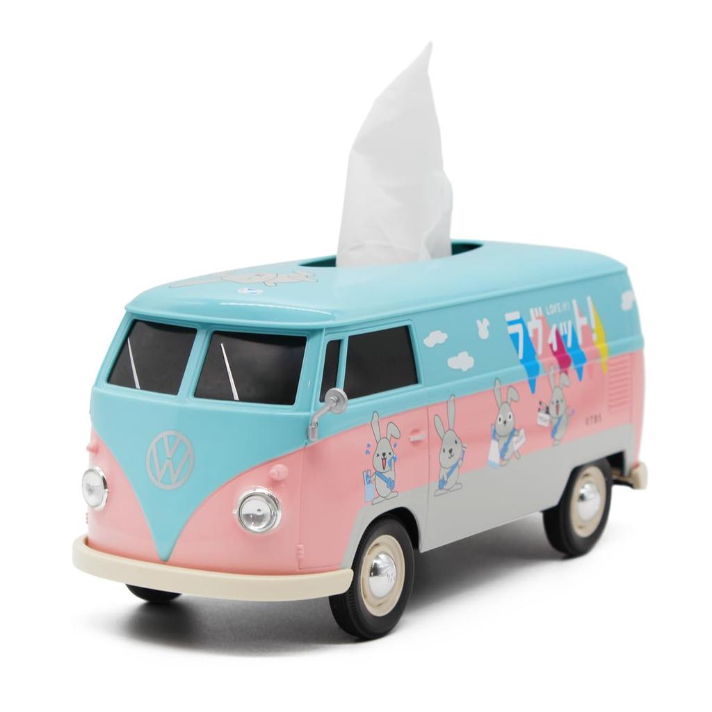 Playroom Deco Tissue Case T1 Bath Rappy with Cup Holder Pink ABS Resin CAMSHOP.JP