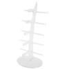 5 Pairs Plastic Eyeglasses Shelf Sun Glasses Display Stand Rack Storage Holder Black