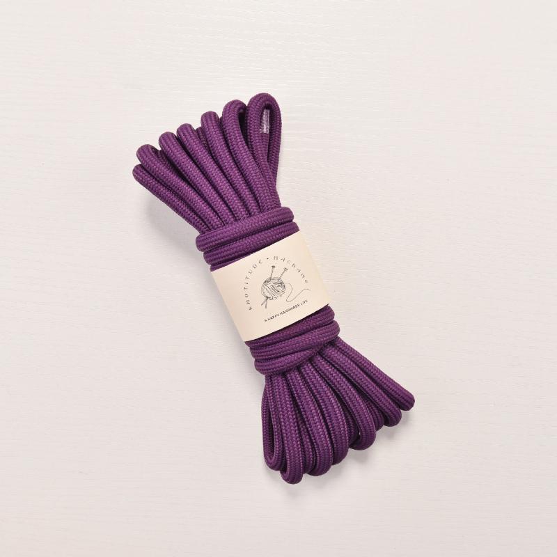 8mm Polyester Core Rope 5m Colorful Braided Cord for Pet Leash Making Rope Crochet Bag Strap Handmade Craft Clothing Accessories
