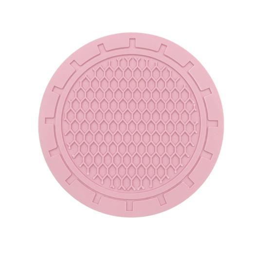 Honeycomb Car Cup Coasters Anti-Slip PVC Cup Holder Pad Universal Water Cup Mat for Car Interior Decorative Auto Accessories
