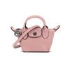 Le Pliage Cuir 8 Solid Color Flap Zipper Detachable Shoulder Strap Crossbody Shoulder Lambskin Tote Mini Women Handbag 10099757P13