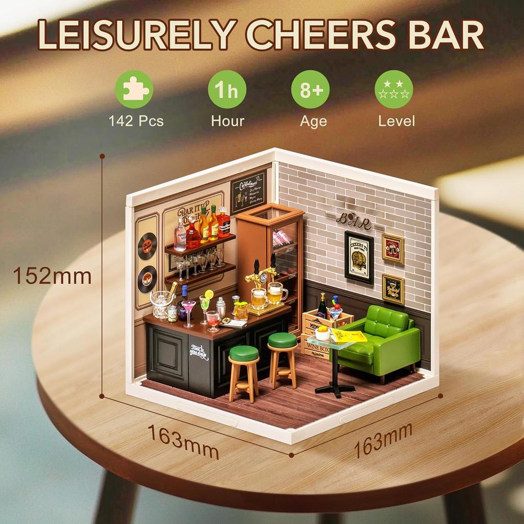ROBOTIME Rolife 3D Puzzle Super Creator DIY Miniature House (DW012) | 1:24 Scale