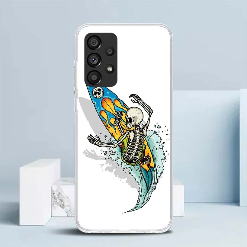 Surf Board Aesthetic for Samsung Galaxy A17 A37 A57 A16 A26 A36 A56 A15 A14 A55 Phone Case A13 A53 A25 A35 A24 A34 A23 A33 Galax