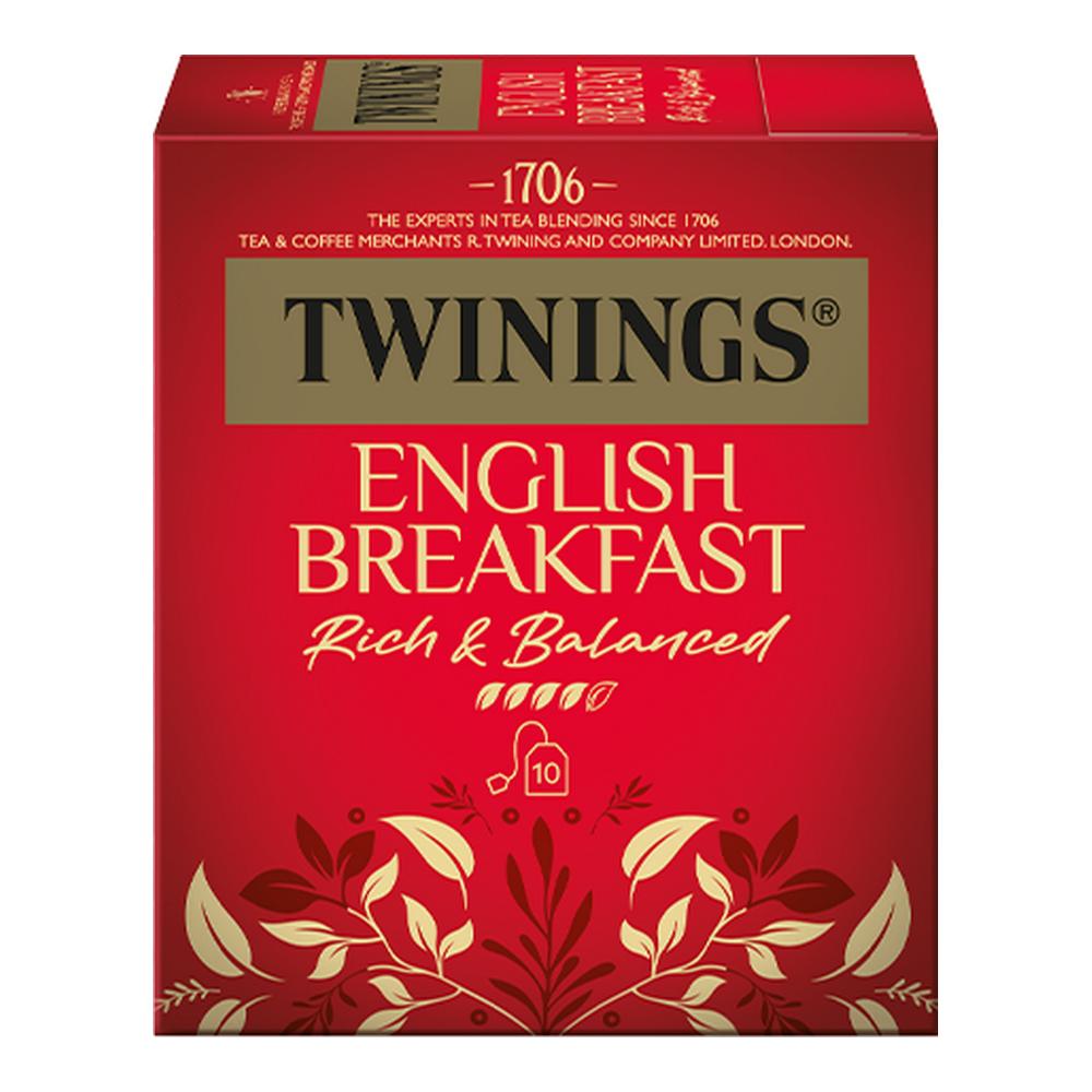 Twinings English Breakfast Schwarzer Tee 10 Teebeutel
