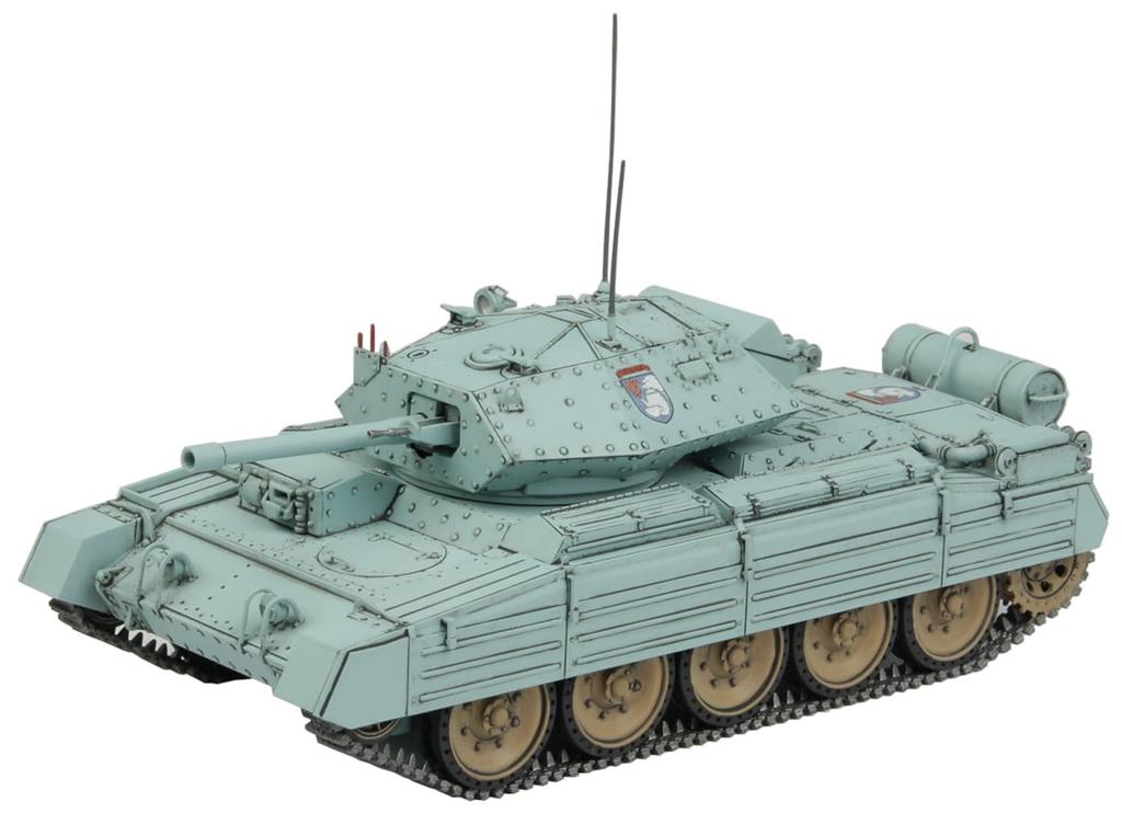 PLATZ Girls und Panzer Final Chapter Mk.VI Crusader Mk.III Cruiser Tank St. Gloriana Girls' Academy 1/35 Scale Plastic Model Kit GP-85 with Clear File