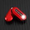 Cover per chiave auto con 3 pulsanti TPU per Fiat Ducato 500 500L Panda Grande Punto Lancia Musa Auto Shell Fob Accessori