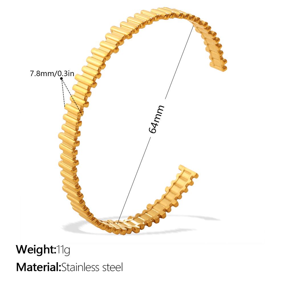 Retro Geometrisches Gewebtes Armband Set: Stapelbare, Hohlgefugte Offene Armbänder
