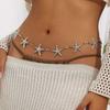 Ingemark Sexy Boho Metall Seestern Muschel Taille Bauchkette für Damen Neu 2026 Sommer Strand Bikini Boho Gürtel Party Körperschmuck