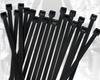 100 Pieces Nylon Self-Locking Ties Bundling Tape Black Durable Anti-Corrosion and Anti-Freeze High Toughness Bundling Rope Ties
