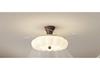 Antique-Style Cream Ceiling Fan with Invisible Light Fixture for Living Room, Bedroom, or Dining Room