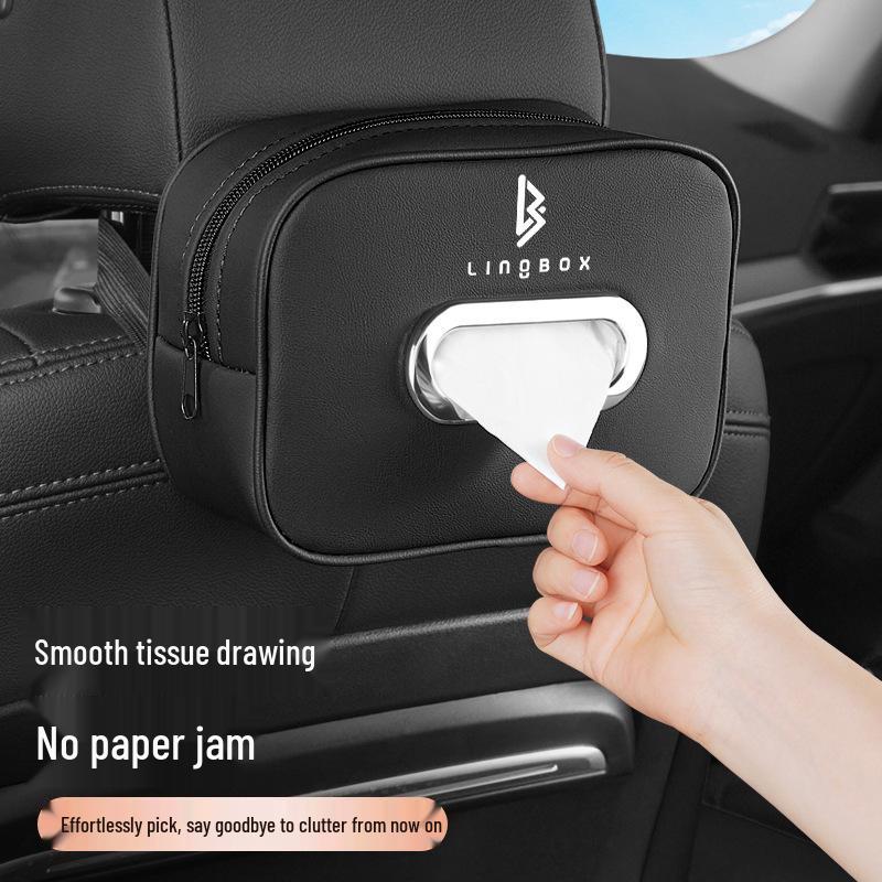 High-End Coco Uni Car Center Console Armrest Tissue Box Pouch