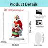 New Christmas Moon Acrylic Desktop Ornament for Home or Office