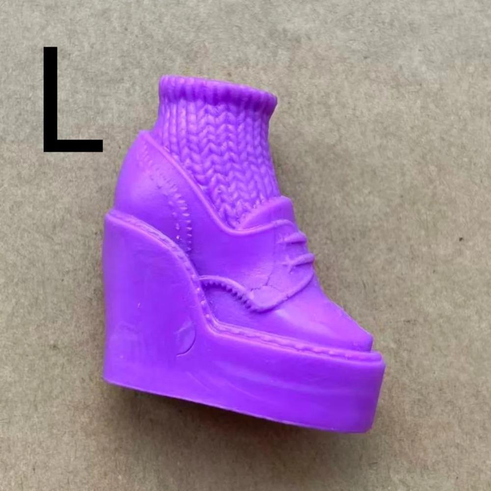 Scarpe e Stivali Colorati per Bambole Mostro in Scala 1/6 Accessori per Vestire Fai-da-te Parti di Giocattolo dalla Personalità Unica per Bambole Femminili