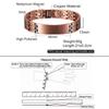 Bracelet en Cuivre Pur Nom Personnalisé Ajustable Bracelet d'Identification Médicale Message Personnalisé Rappel Bracelets Magnétiques pour Hommes