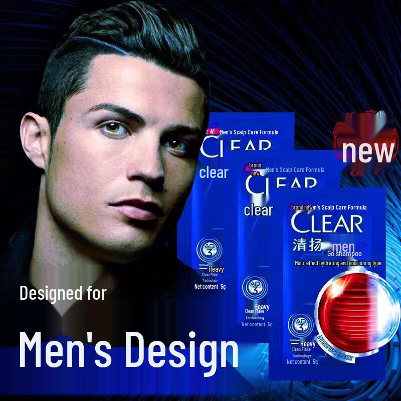 PURE Men's Anti-Dandruff Moisturizing Shampoo - 100x5g Sachets