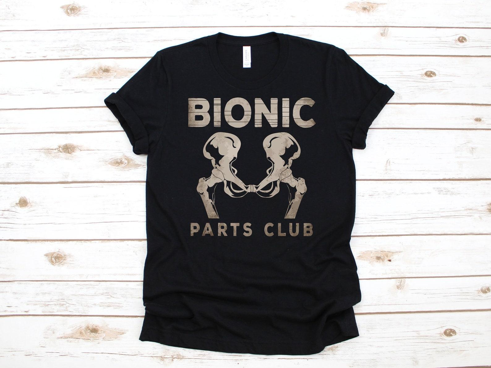 Bionic Hip T-Shirt / Hip Replacement / New Hip / Funny Surgery Gift / Get Well Soon Gift / T-shirt / T-shirt /T-shirt L