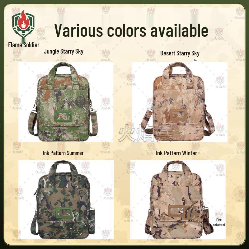 Flame Soldier Camouflage Tactical Messenger Bag