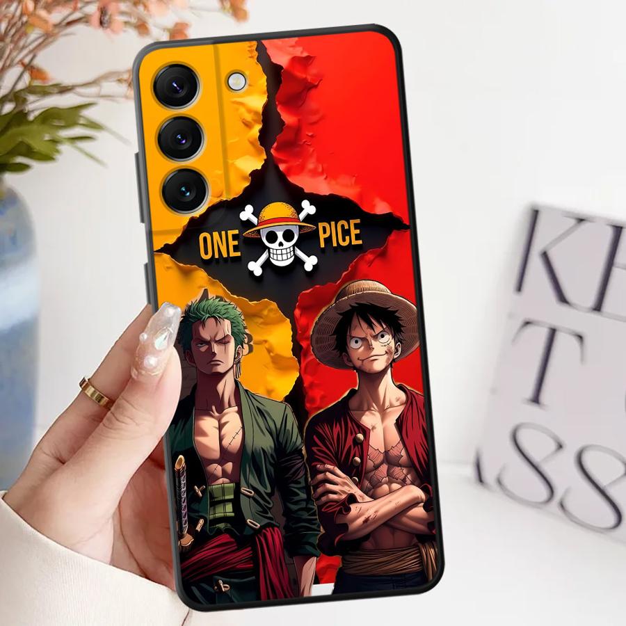 Phone Cover Case for Samsung Galaxy A73 A51 A52 A36 A32 A26 A72 A25 A71 A53 A35 A22 A23 A55 A41 A24 One Piece Fashion Luffy Zoro