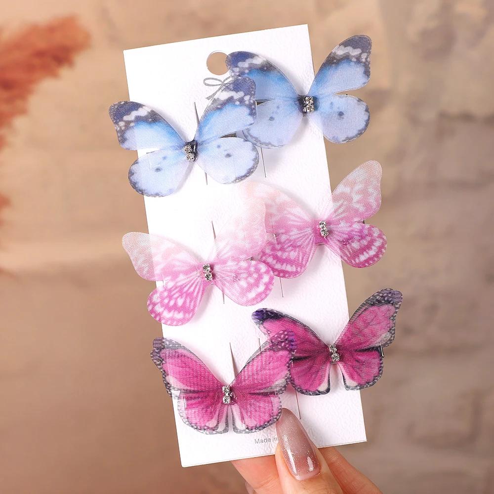 LOVEKIKI Boutique Butterfly HairclipsThat Do Not Hurt Hair Handmade Hairgripes Womens Y2k Headdress Fashion Hair Accessories