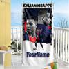 Mbappe Personalized Text Beach Towel Quick-Dry Soft Microfiber For Beach Bathroom Outdoor Swimming Pool Camping Picnic Yoga Diving Vacation Accessorie