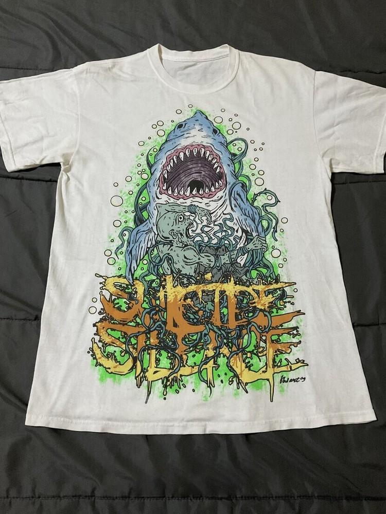 Новый! Хлопковая футболка группы Suicide Silence Унисекс Концертная S - 5XL SG129 Унисекс Футболка XL