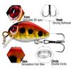 8PCSBoxed Lure Bait Rock 'n' Roll Little Fat Guy2.7cm/1.6gFloating Micro-bait for White-striped Fish with Raised Lips, Simulated
