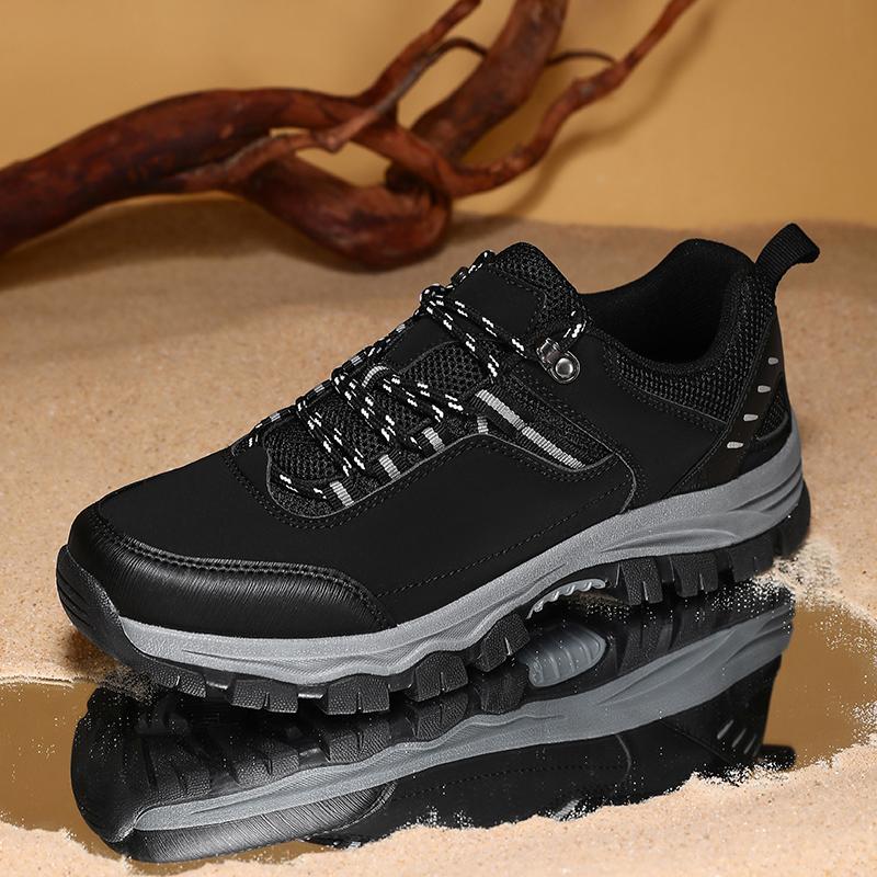 YRZL Mens Trekking Boots Waterproof Anti Slip Thermal Winter Hiking Shoes for Men New Mountain Boots Outdoor Adventure Footwear