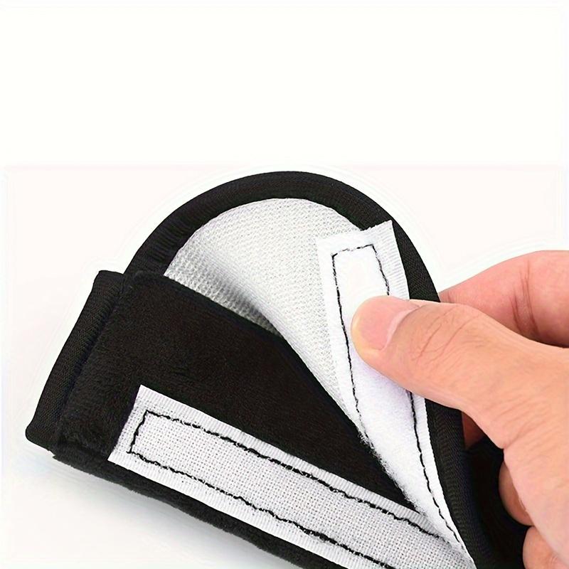 Soft Plush Car Seat Belt Covers - Comfortable, Breathable, All-Season Black Seat Covers for All Vehicles, Breathable Materia