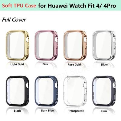 2025 Yeni Yumuşak TPU Kılıf Huawei Watch Fit 4 4Pro Akıllı Saat Kayışı Huawei Fit4 / 4Pro Aksesuarları için Koruyucu Tampon