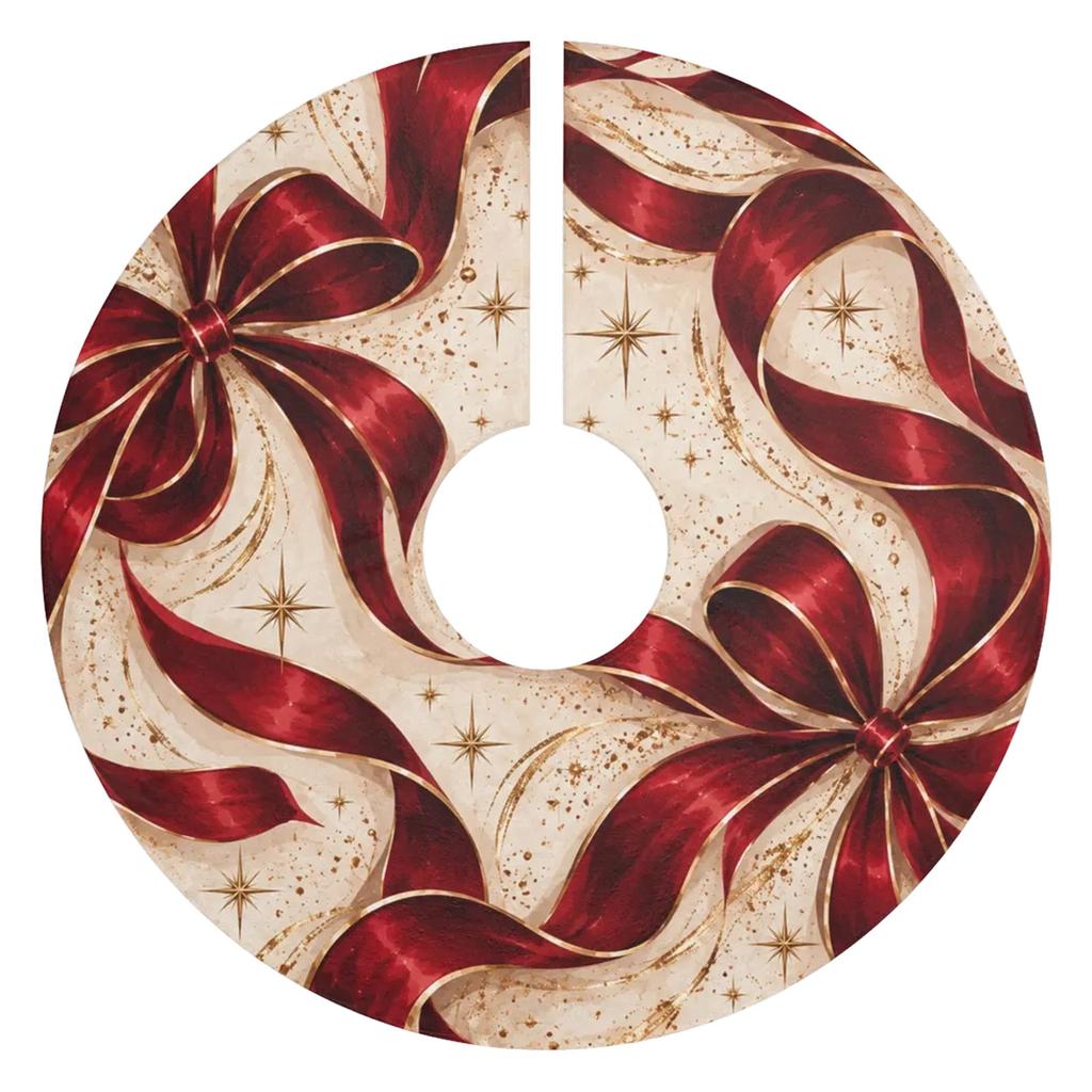 Christmas Tree Skirt Christmas Decoration for Holiday Party Home Indoor Display