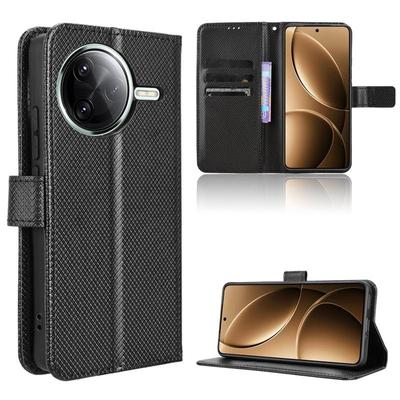 Leder-Flip-Cover für Xiaomi Redmi K80/K80 Pro, Leder-PU-Telefonhülle, stoßfeste, langlebige Retro-Hülle