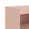 Sideboard Pink 67x39x107 Cm Steel