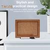 Wooden Money Box with Counter Marker Pen Vintage Piggy Bank with Money Target Numbers Coin Cash Container Money Saving Challenges Box
