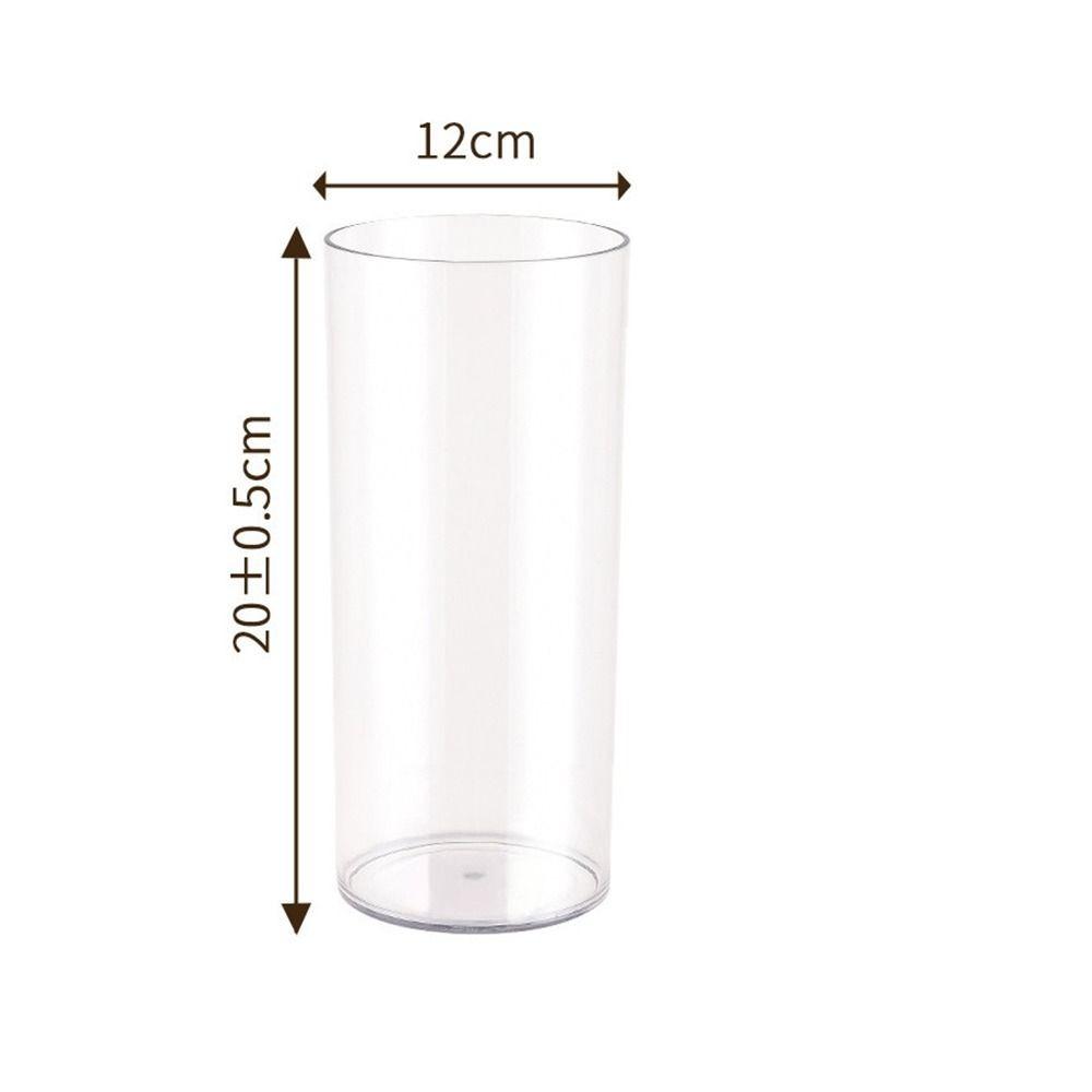 Modern Flower Vase Acrylic Deep Water Flower Pot New Floating Candle Holder Home Decoration
