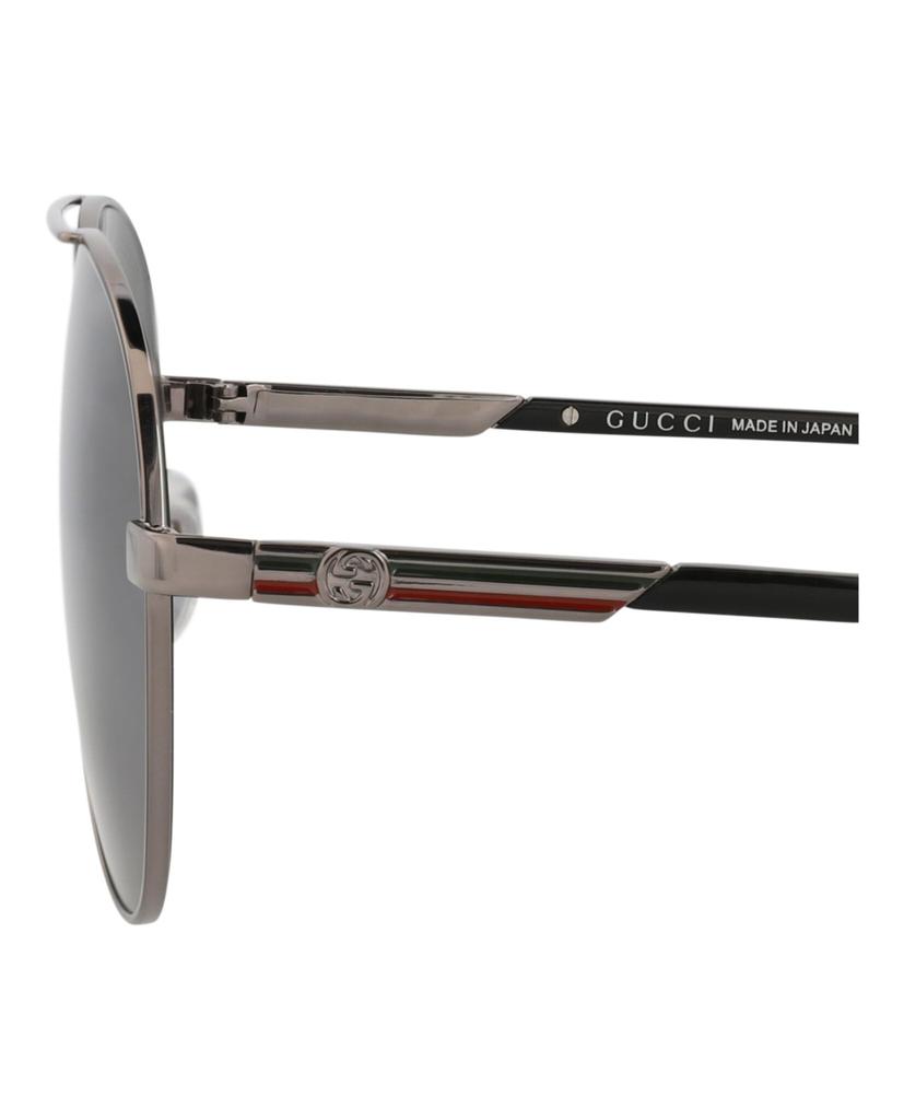 Sunglasses Asian Fit GG1288SA 001 Size 61 Interlocking G Teardrop Shape Unisex Interlocking GG [Gucci] Men's Women's