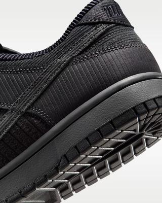 Nike Dunk Low Retro Premium Černý manšestrový Pánský Černý IB7746-001