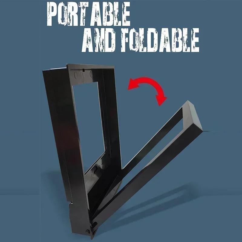 Airsoft Target with Trap Net Catcher, Stand and Paper Target, for Airsoft Gun Training Shooting BB Pellets Indoor Outdoor