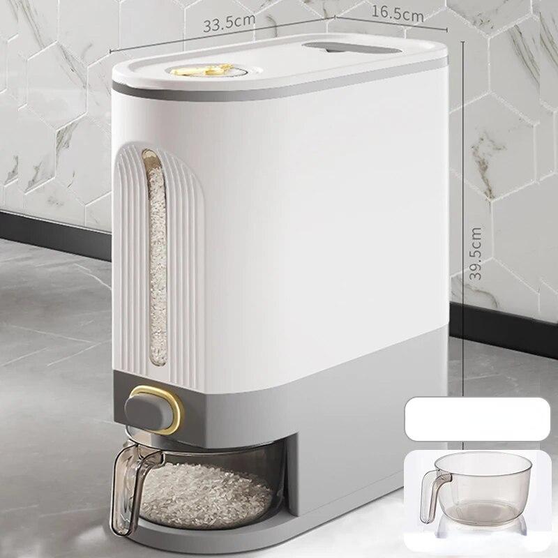 1pcs Home Rice Bucket Storage Box Insect-proof and Moisture-proof Sealed Container Food-grade Storage Bin for Rice