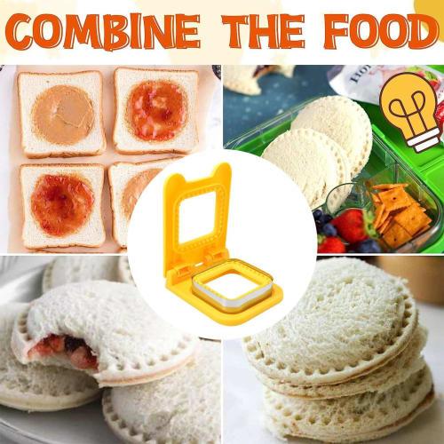 Sandwich Mold, Sealer, Sandwich Cutter Press, Square, Quick Cooking, Bento Making, Homemade Bento Sandwiches, Bread Making Tool, Sandwich, Bread Cutte