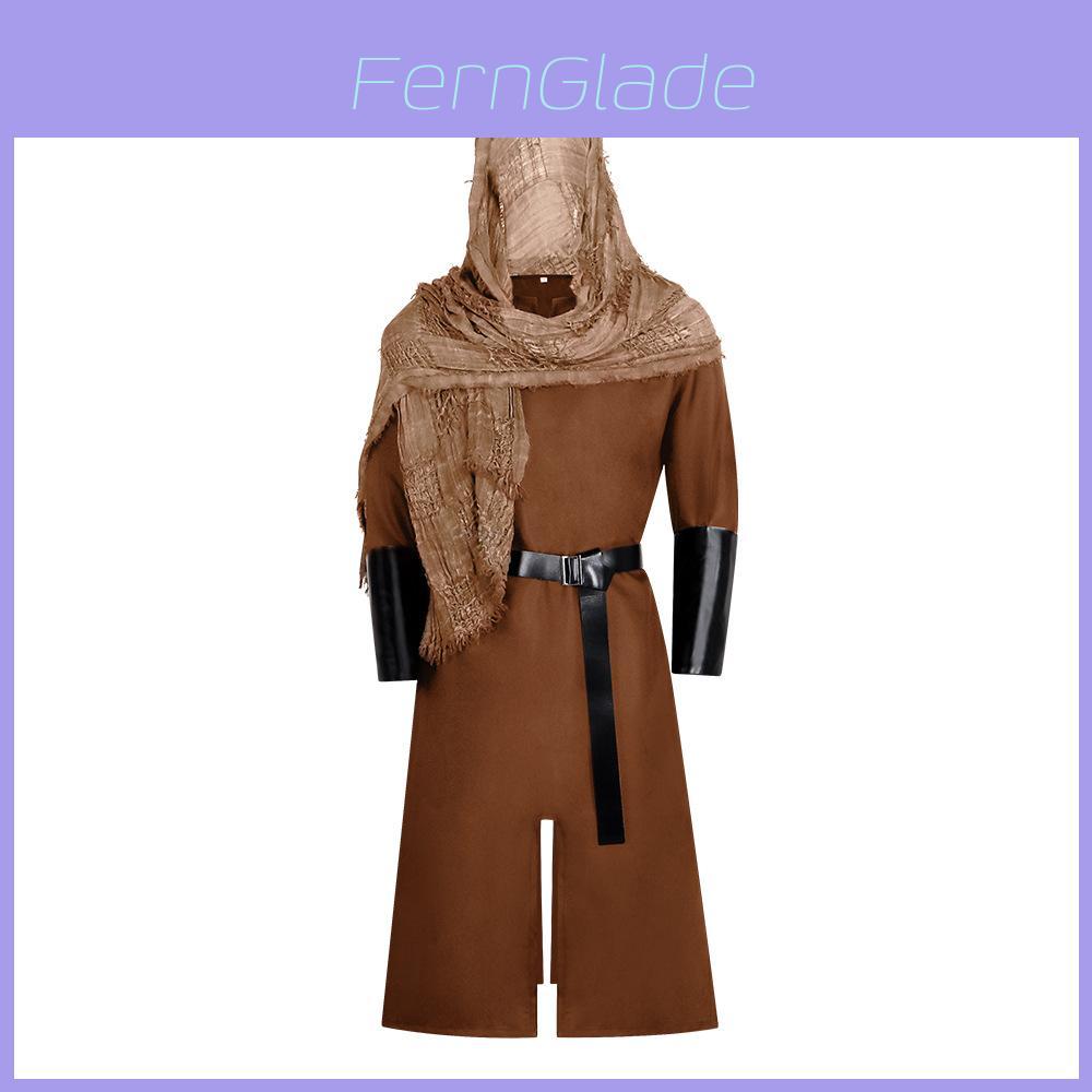 Templar Order Cosplay Costume Cloak With Hood For Halloween And Role Play Activities
